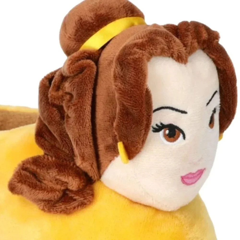 DISNEY PRINCESS Beauty And The Beast BELLE Slippers BABY GIRL SIZE 5-6 NEW